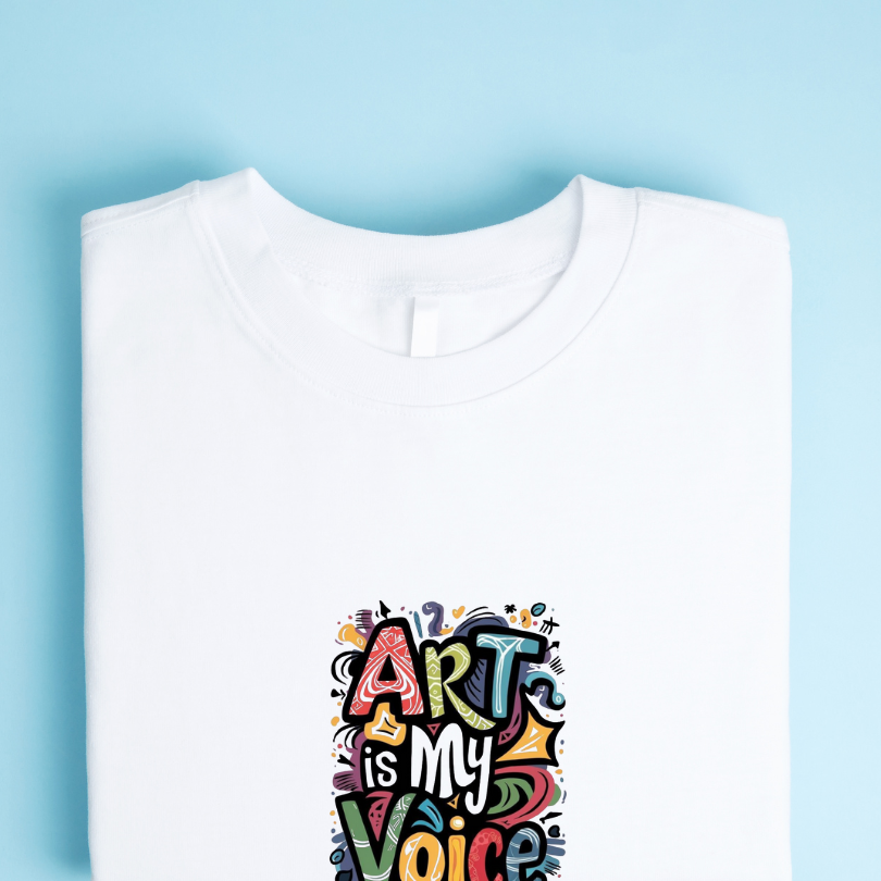 Art Is My Voice Oversized Tee