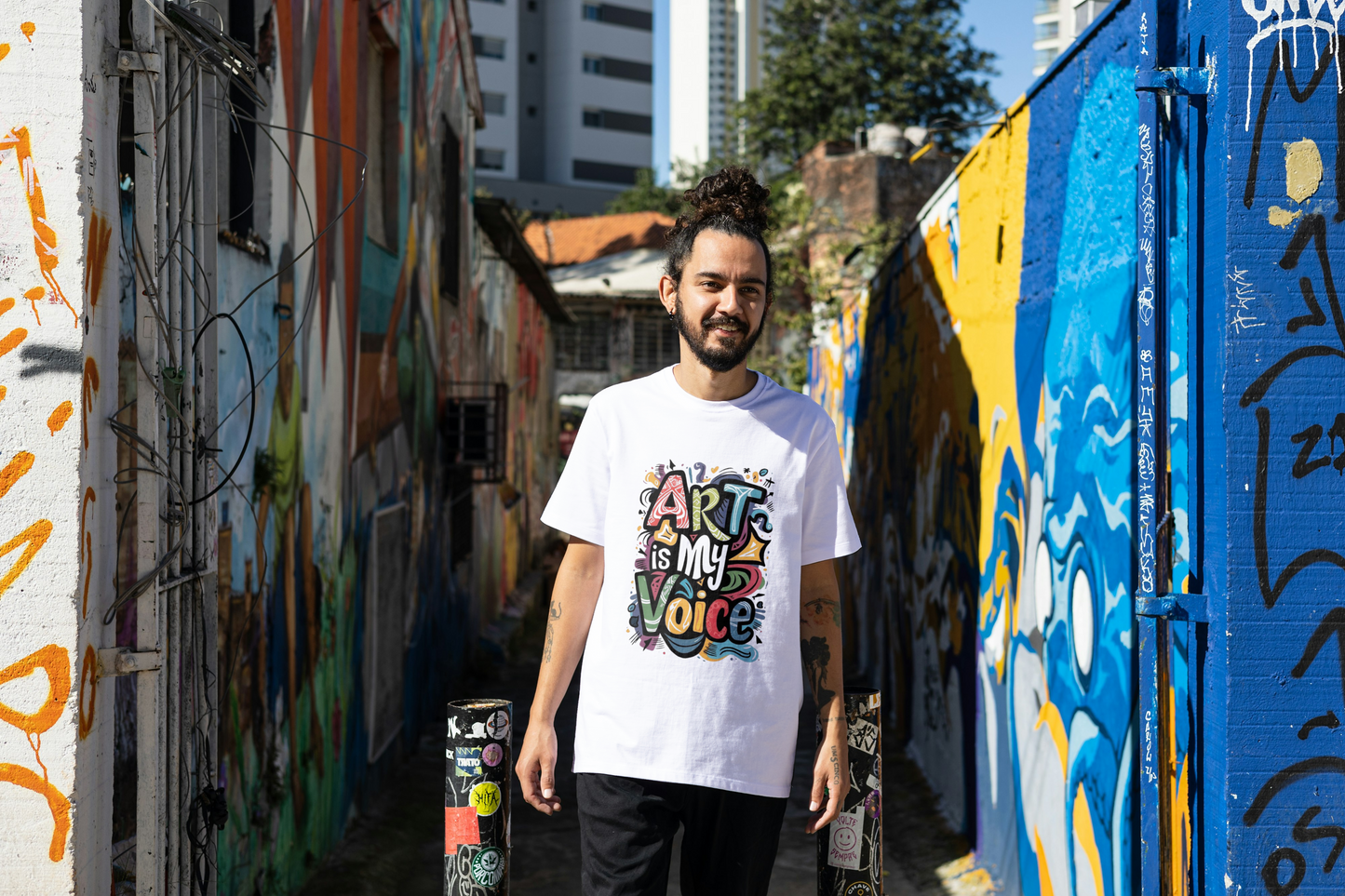 Art Is My Voice Oversized Tee